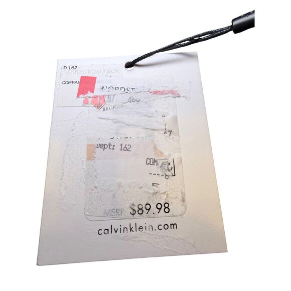 Calvin Klein Houndstooth Short Sleeve Fit & Flare Purple Black Dress Size 2 NWT - Picture 4 of 7